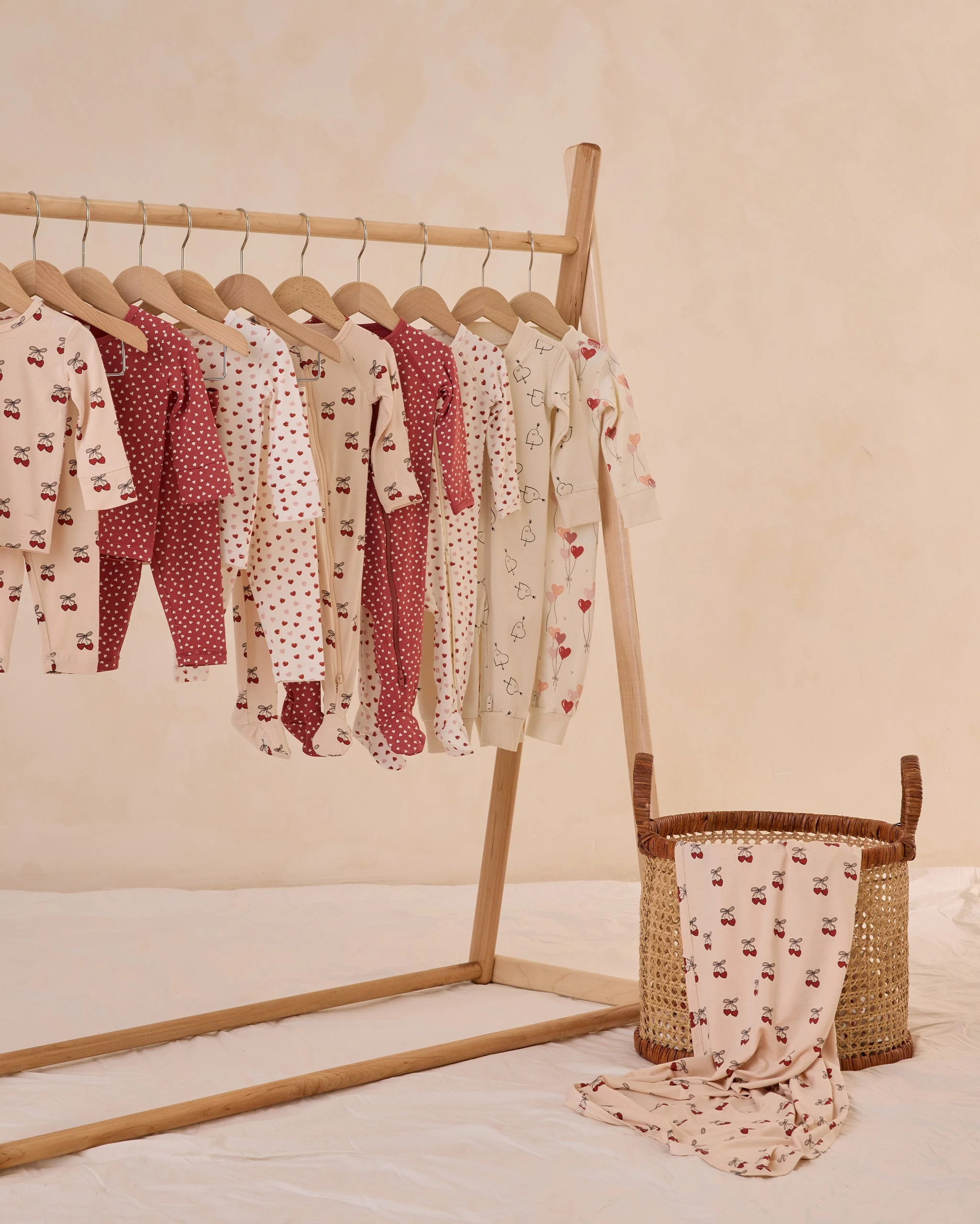 Bamboo Pajama Set || Tiny Hearts - Image 4